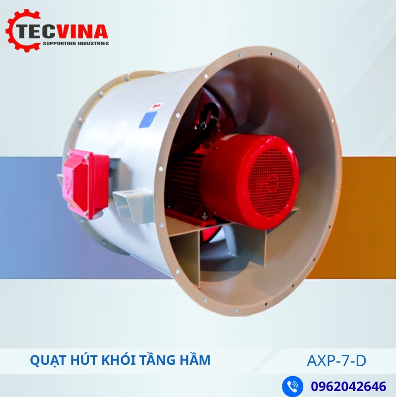 Quạt hướng trục hút khói tầng hầm AXP-7-D